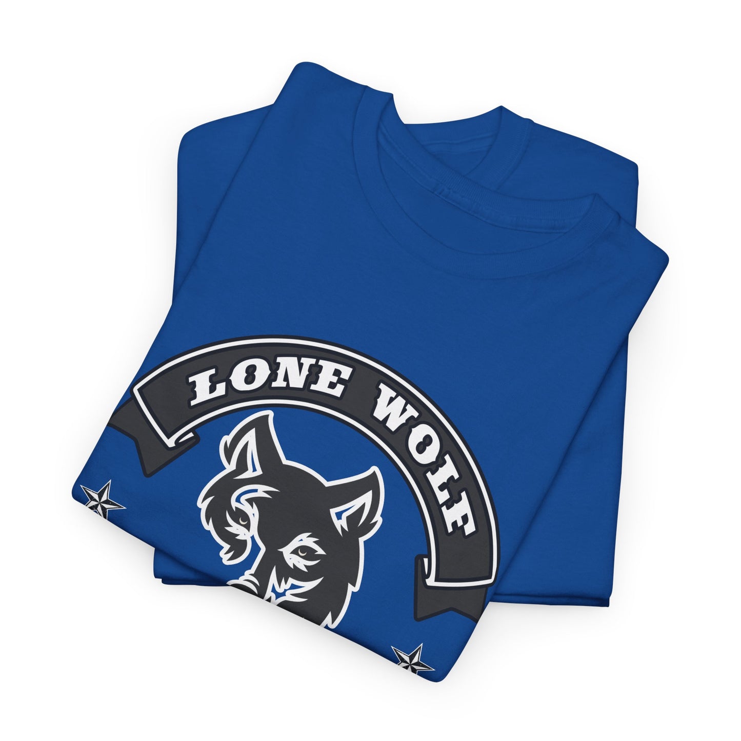 Lone Wolf Tee Shirt - Gildan® 5000 Heavy Cotton™, Classic Fit for the Independent Rider
