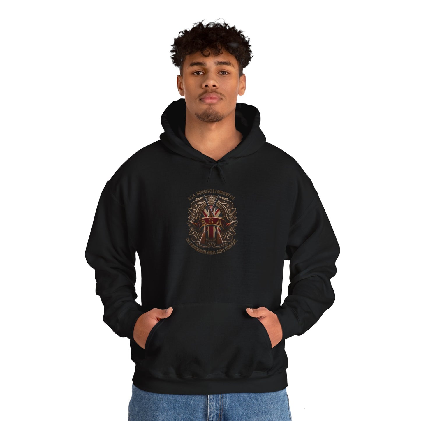 BSA Motorcycle Company Hoodie - Iconic Branding, with Premium Fabric Blend