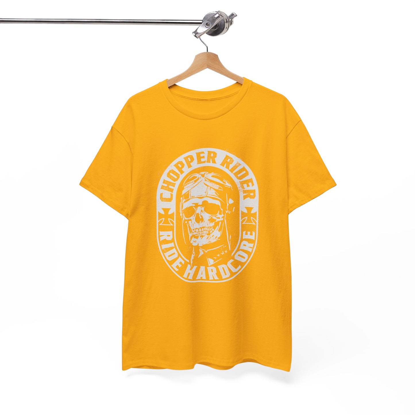 Chopper Rider Motorcycle Tee - Gildan® 5000 Heavy Cotton™, Durable Comfort for Every Ride