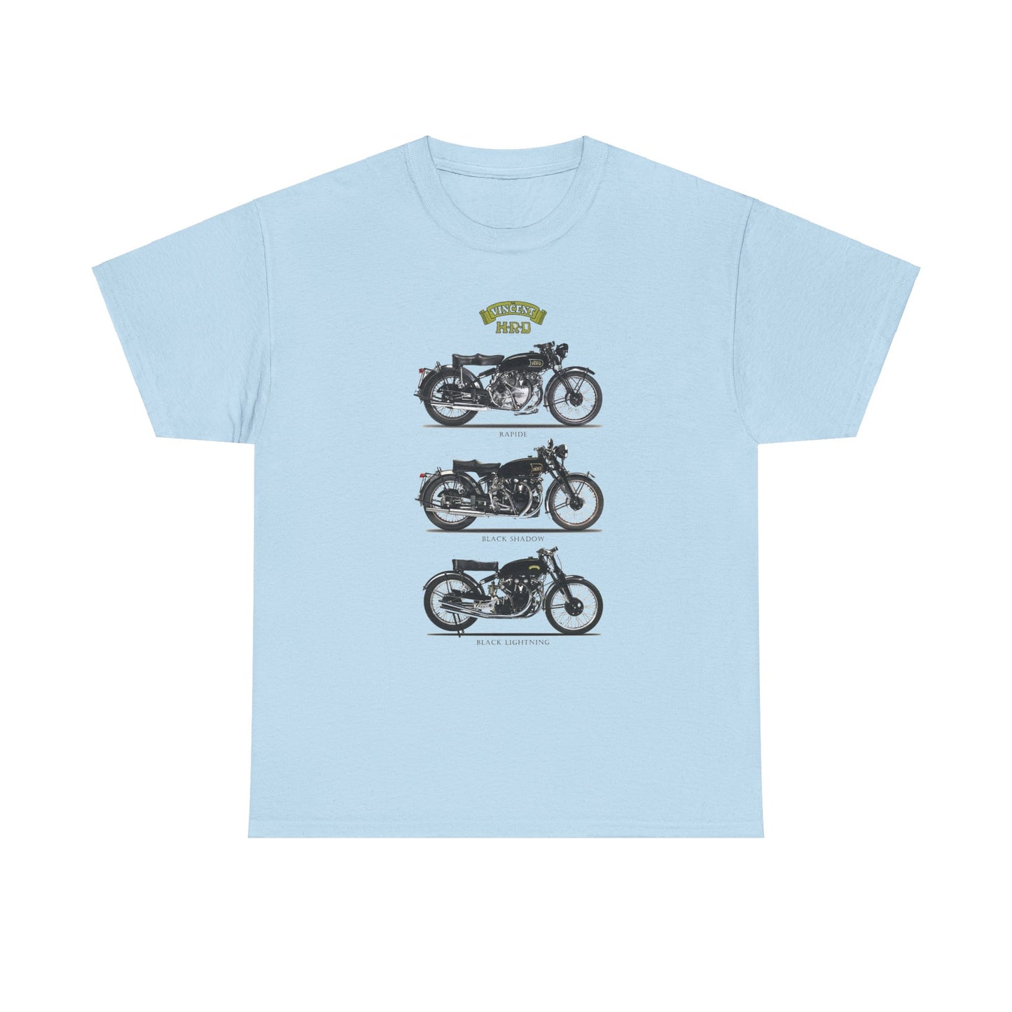 Elevate Your Style with Vincent HRD Vintage Poster Tee with Gildan® 5000's Classic Fit