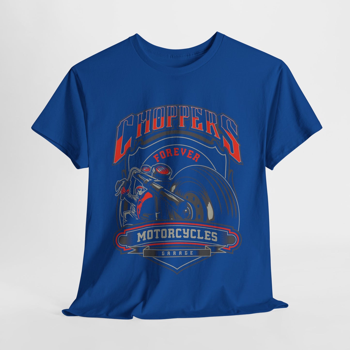 Choppers Forever Motorcycle T-Shirt - Quality Print, Classic Biker Fit