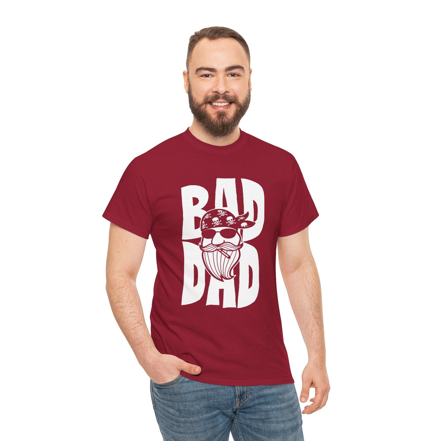 Bad Dad Biker T-Shirt - Comfortable and Stylish for the Ultimate Biker Dad