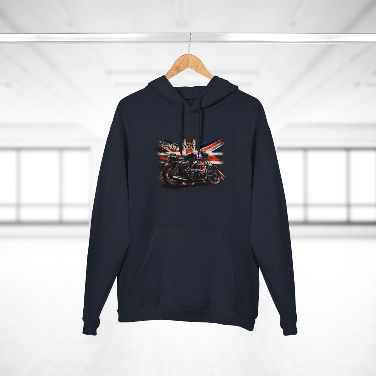 Classic Best Of British Biker Pullover Hoodie