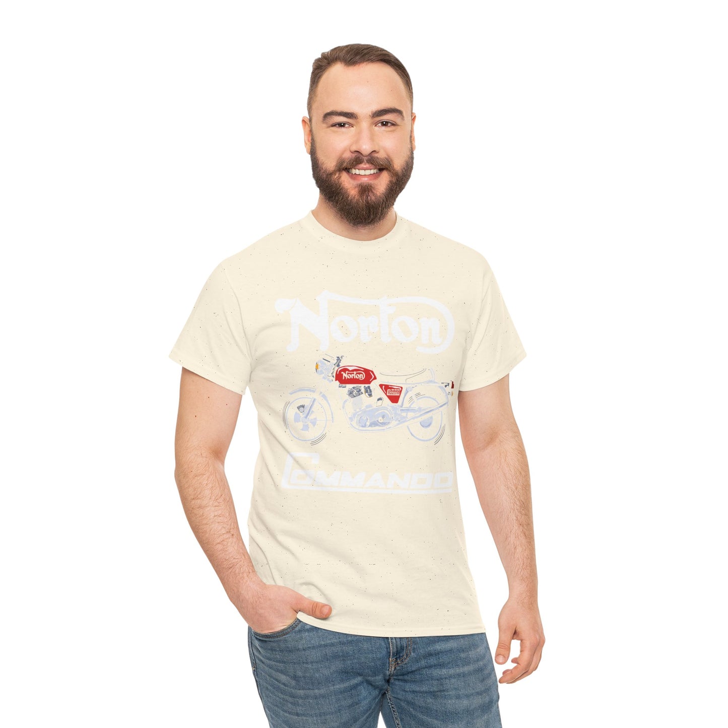 Norton Commando T-Shirt: Classic Fit with Gildan® 5000 Heavy Cotton™