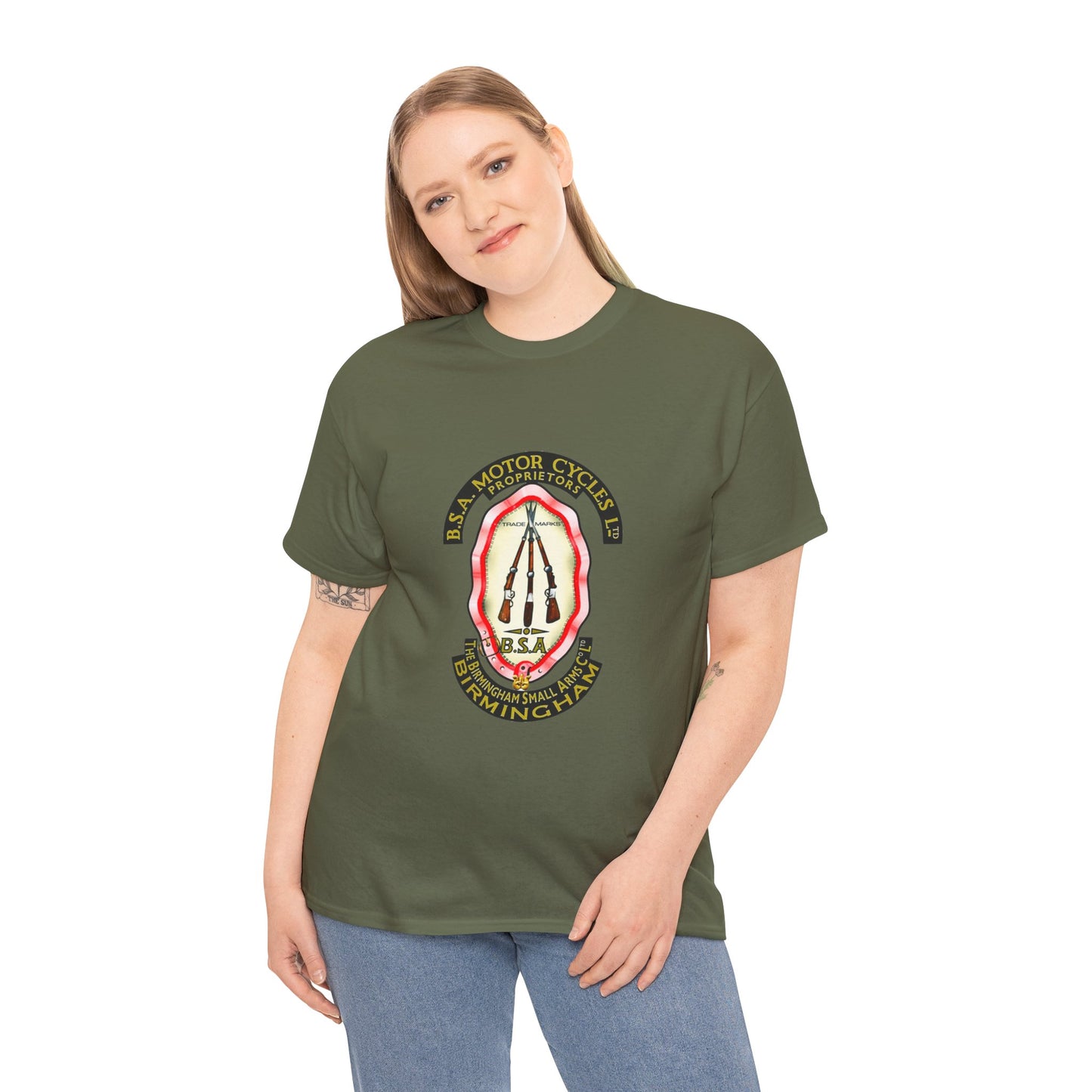 Sporting BSA Rifles T-Shirt - Elegant Design for Outdoor Enthusiasts