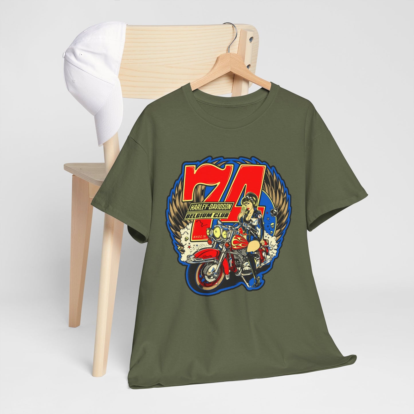 Harley Davidson 74 Biker Classic Tee