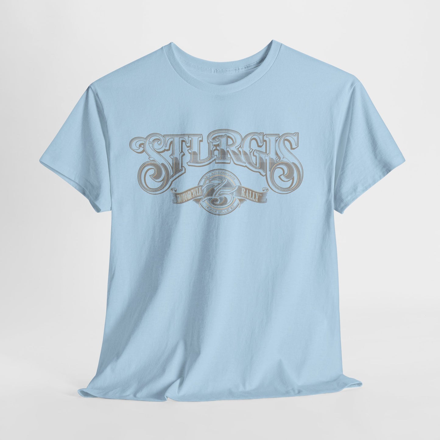 Sturgis 75th Tee - Gildan® 5000 Heavy Cotton™, Classic Midweight Fabric