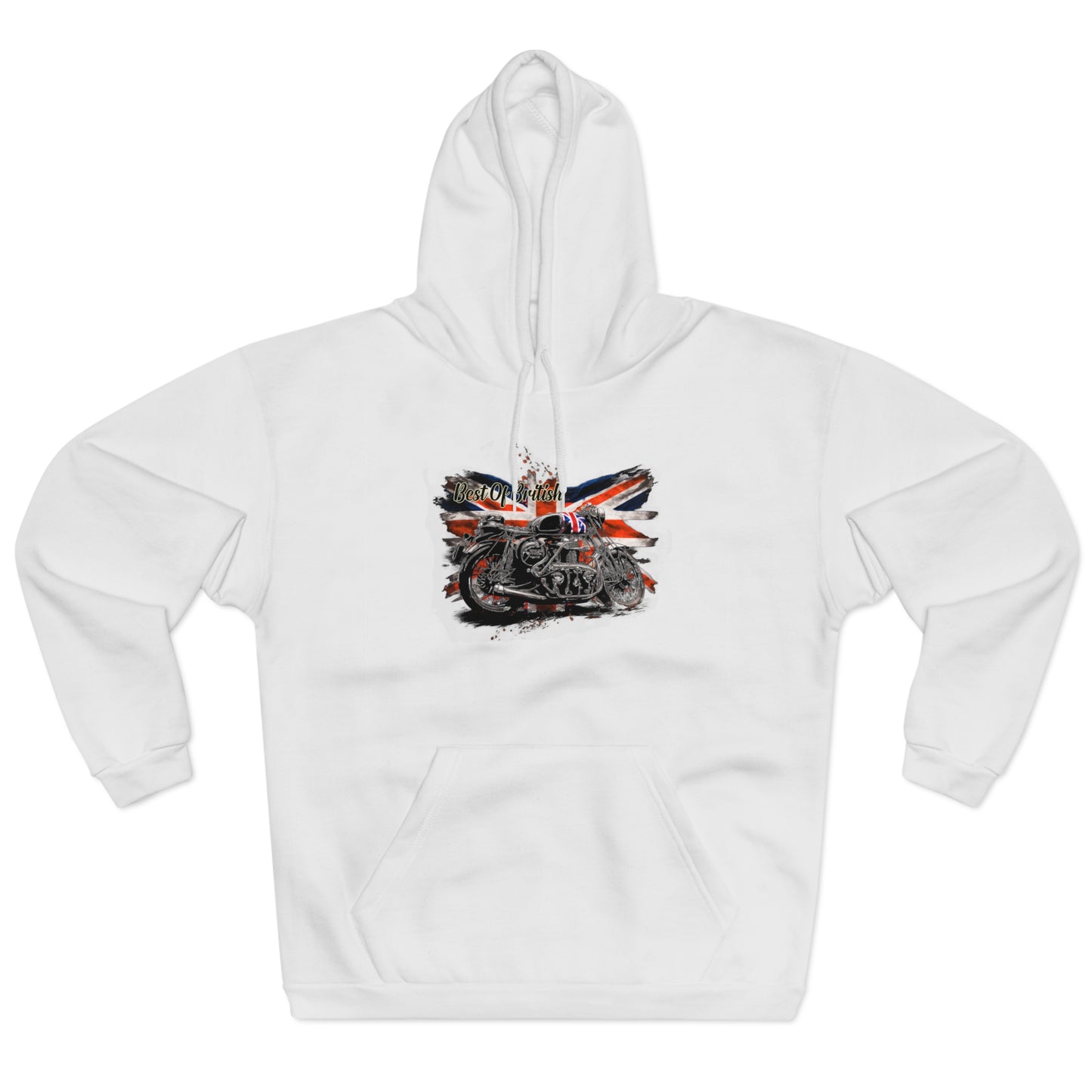 Classic Best Of British Biker Pullover Hoodie
