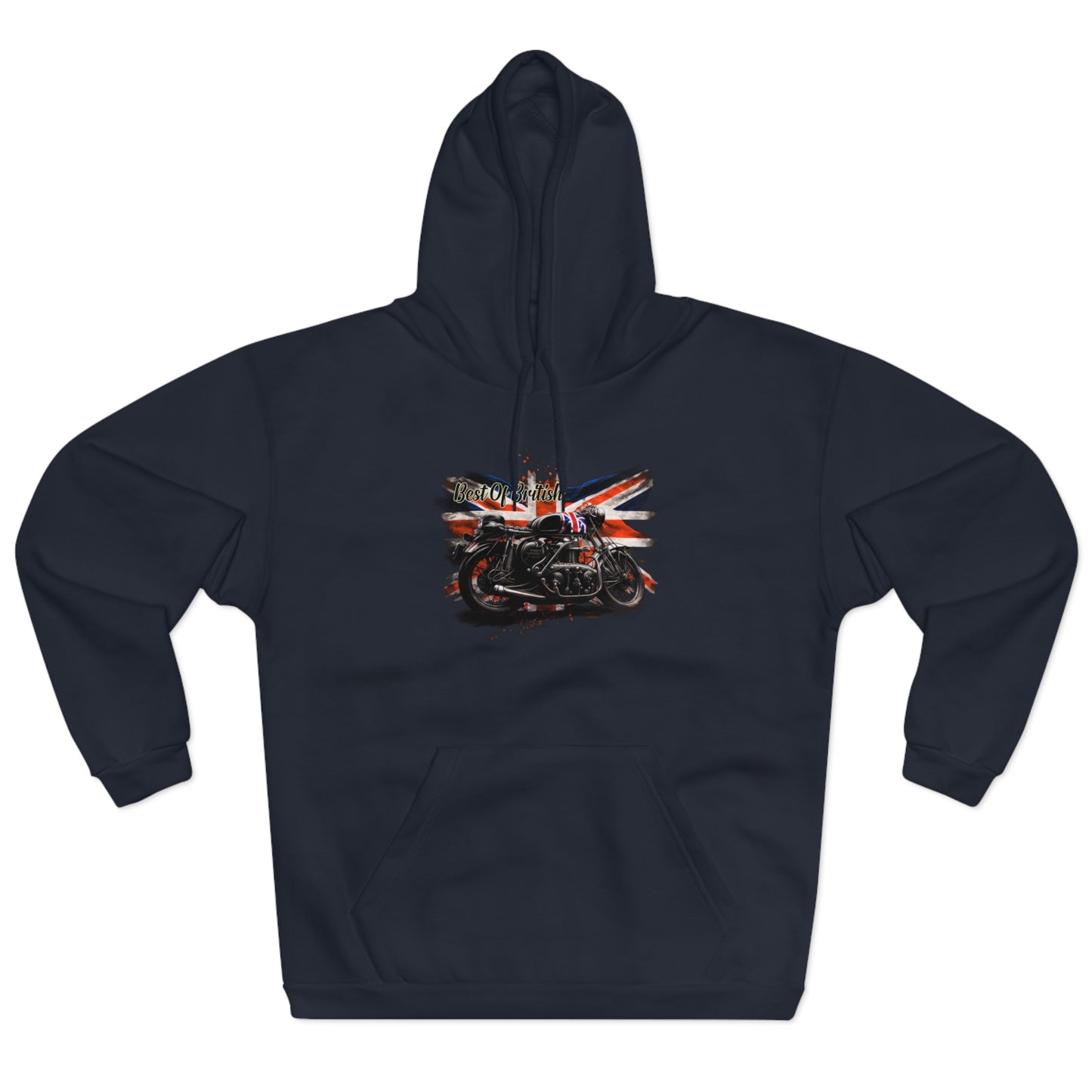 Classic Best Of British Biker Pullover Hoodie