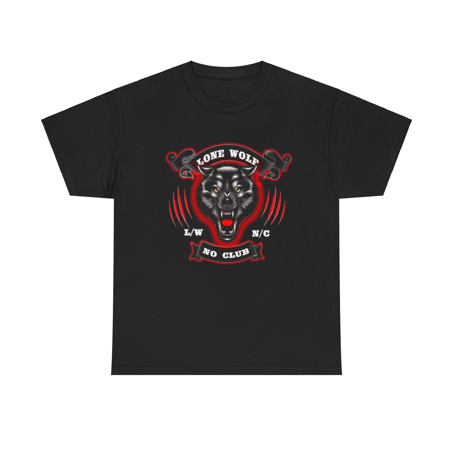 Lone Wolf, No Club Classic Tee