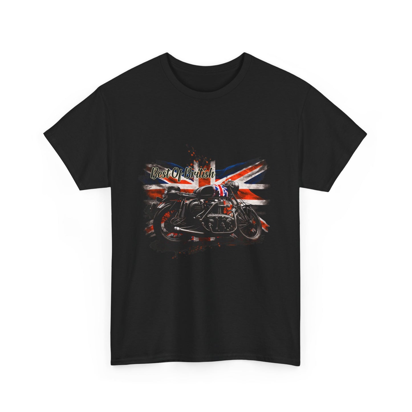 Classic Fit Best of British Biker Shirt - Double-Needle Hems