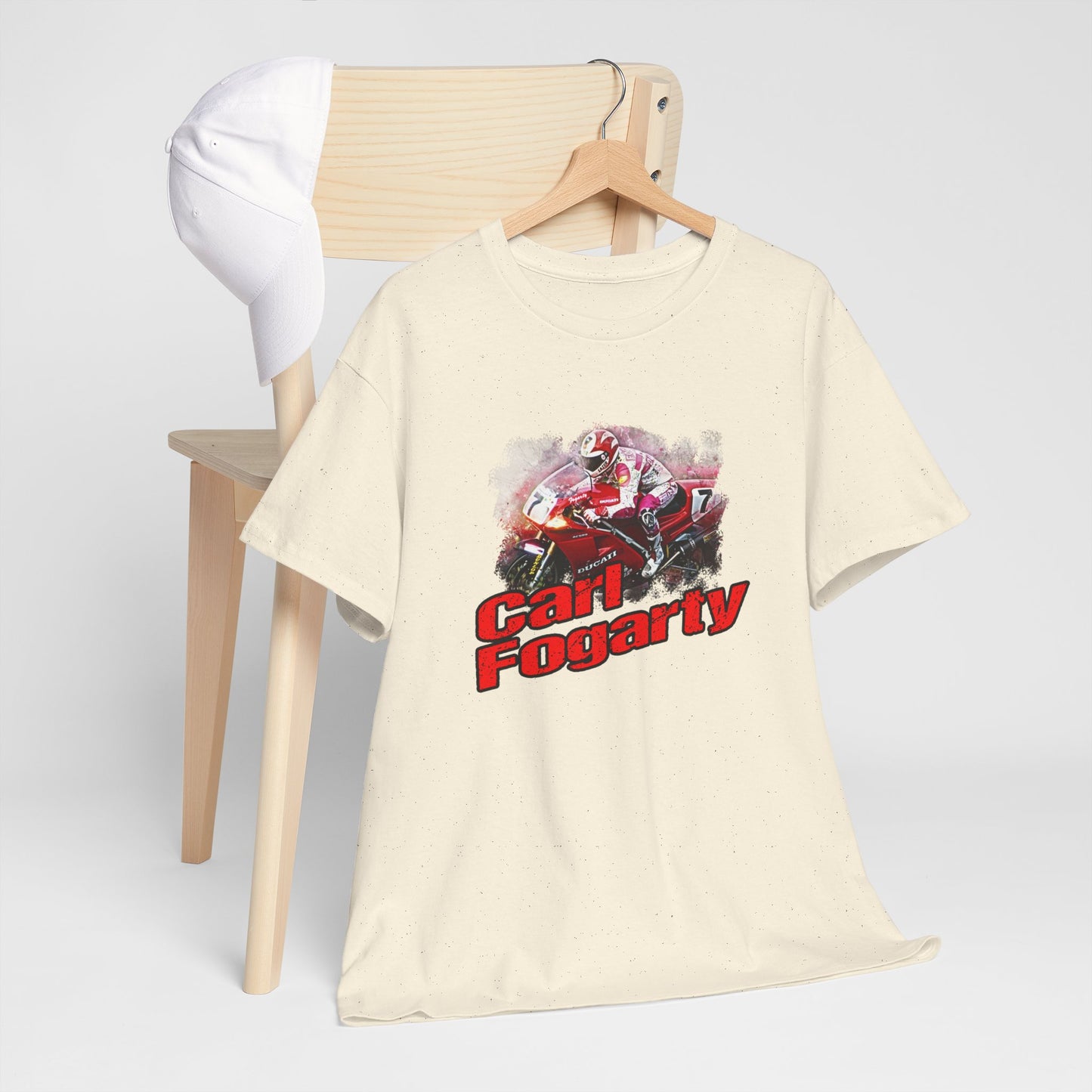 Heavy Cotton Carl Fogarty Motorcycle Legend Shirt