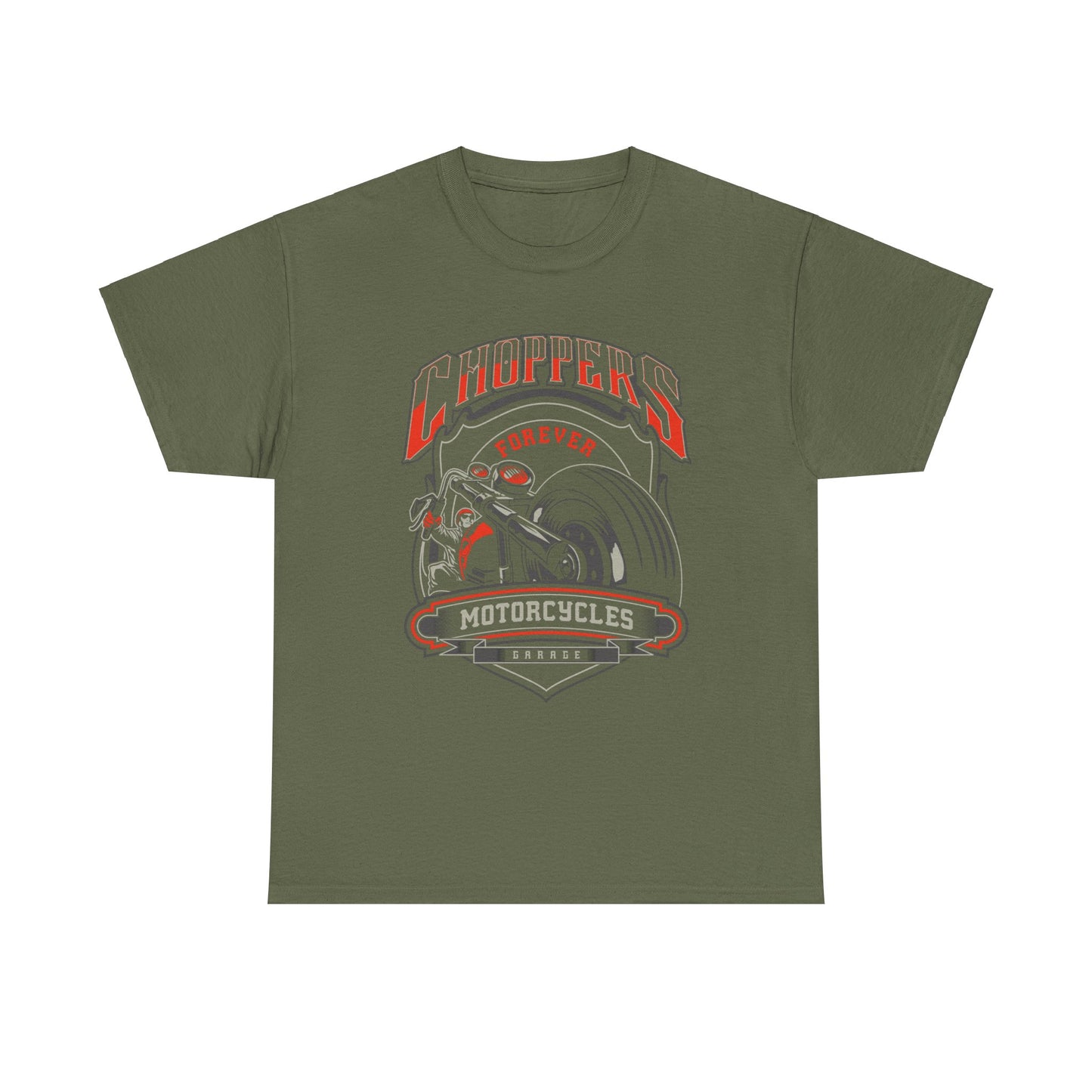 Choppers Forever Motorcycle T-Shirt - Quality Print, Classic Biker Fit