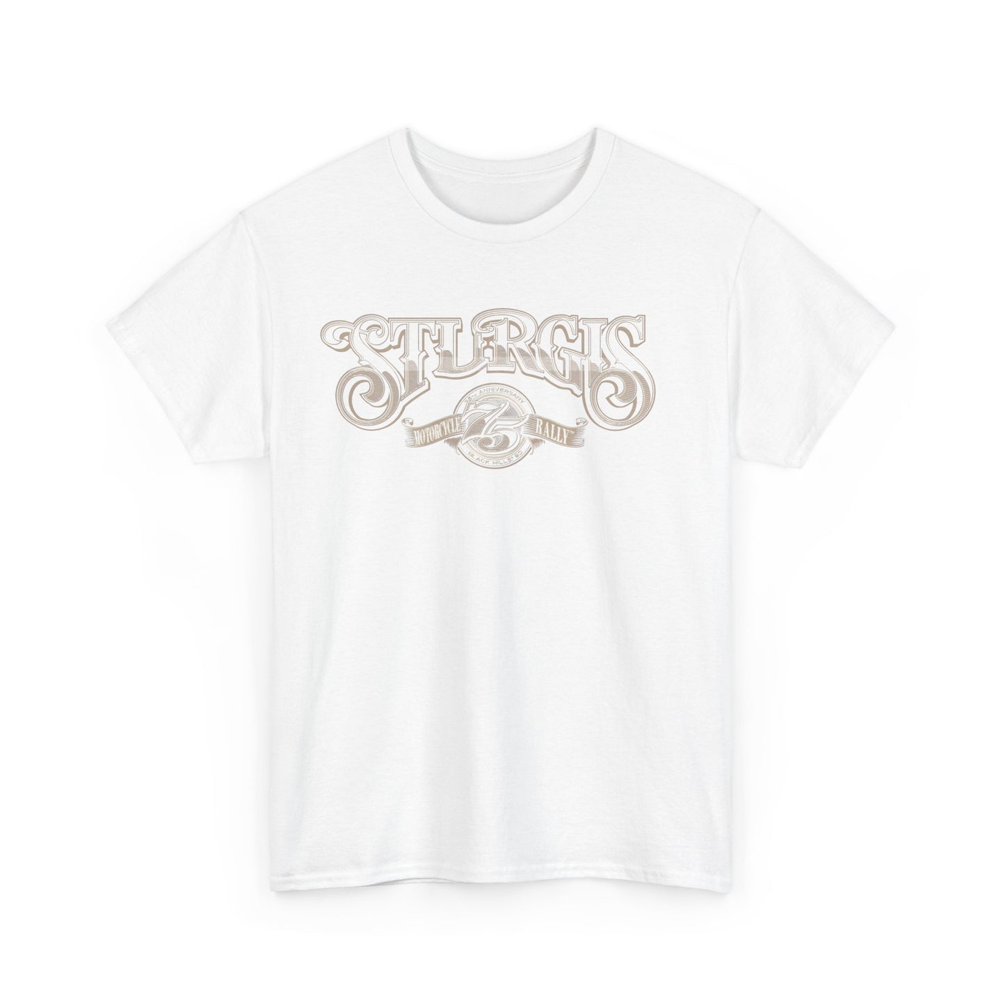 Sturgis 75th Tee - Gildan® 5000 Heavy Cotton™, Classic Midweight Fabric