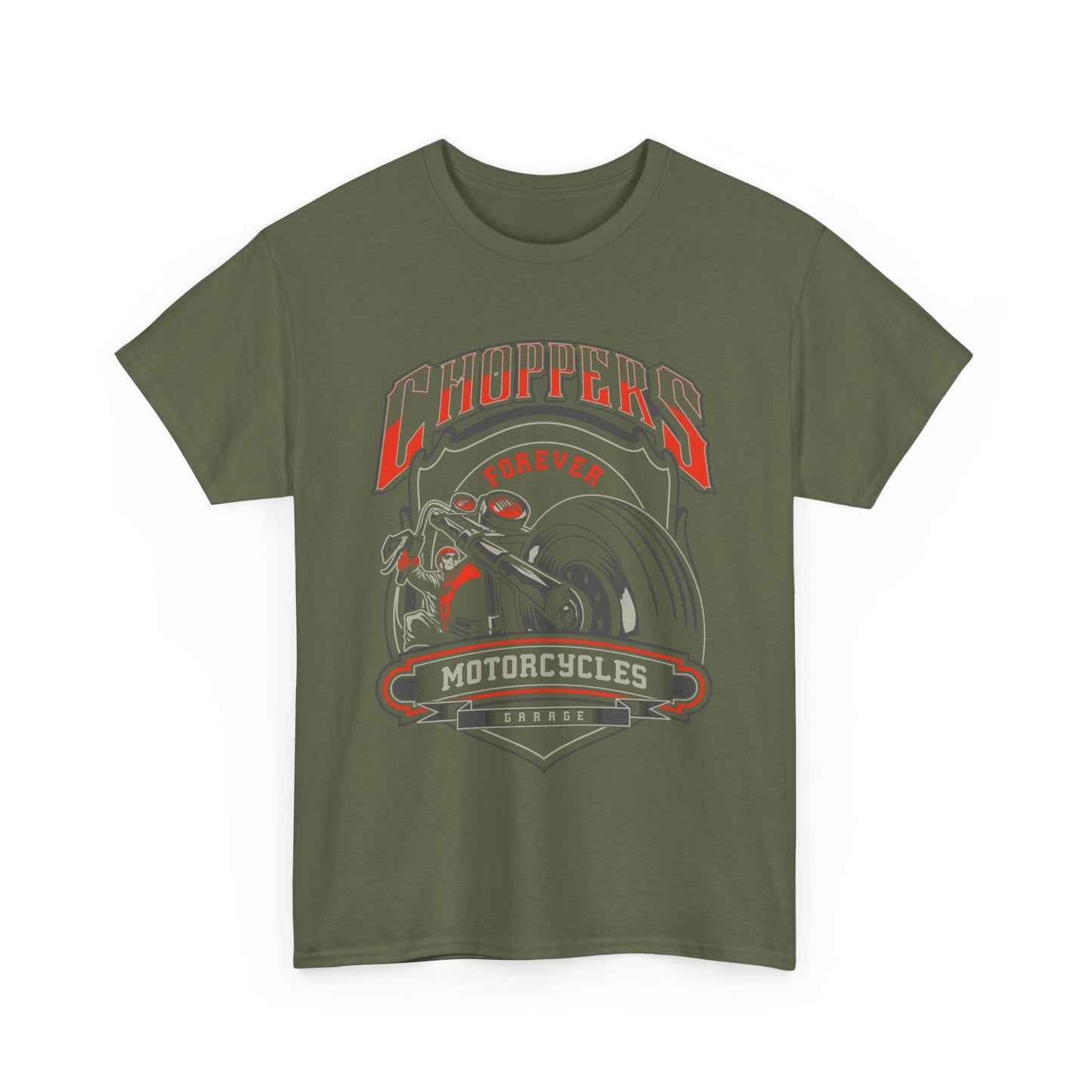 Choppers Forever Motorcycle T-Shirt - Quality Print, Classic Biker Fit