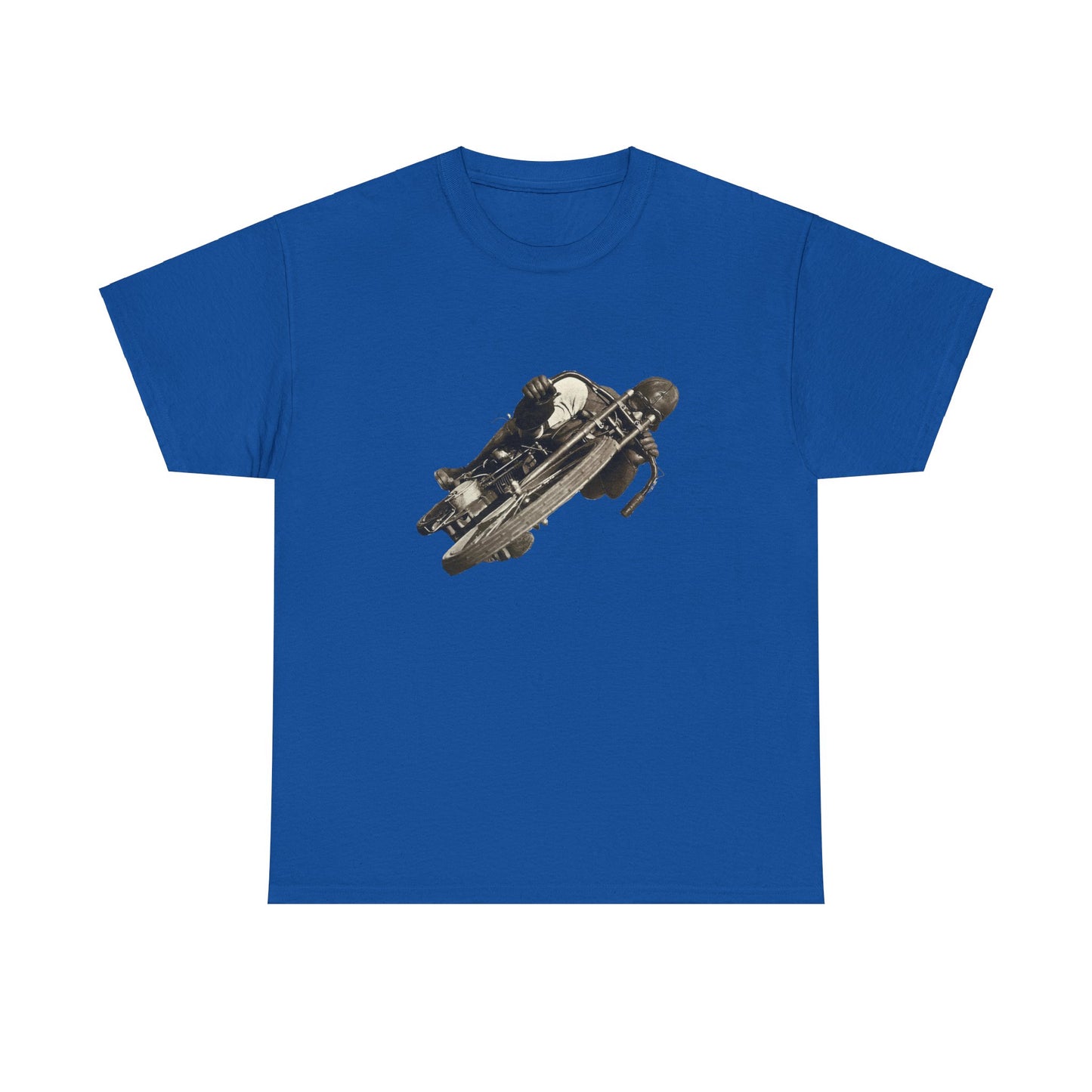 Stay Timeless with Leaning Hard Vintage Biker T-Shirt on Gildan 5000