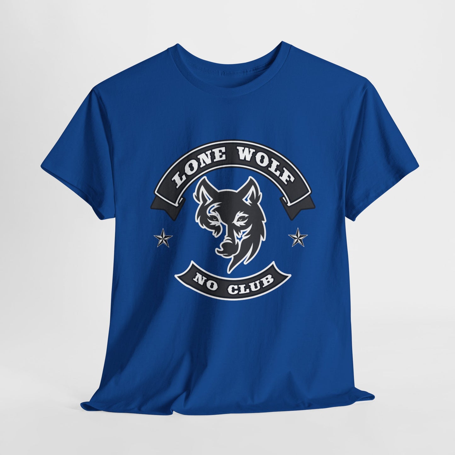 Lone Wolf Tee Shirt - Gildan® 5000 Heavy Cotton™, Classic Fit for the Independent Rider