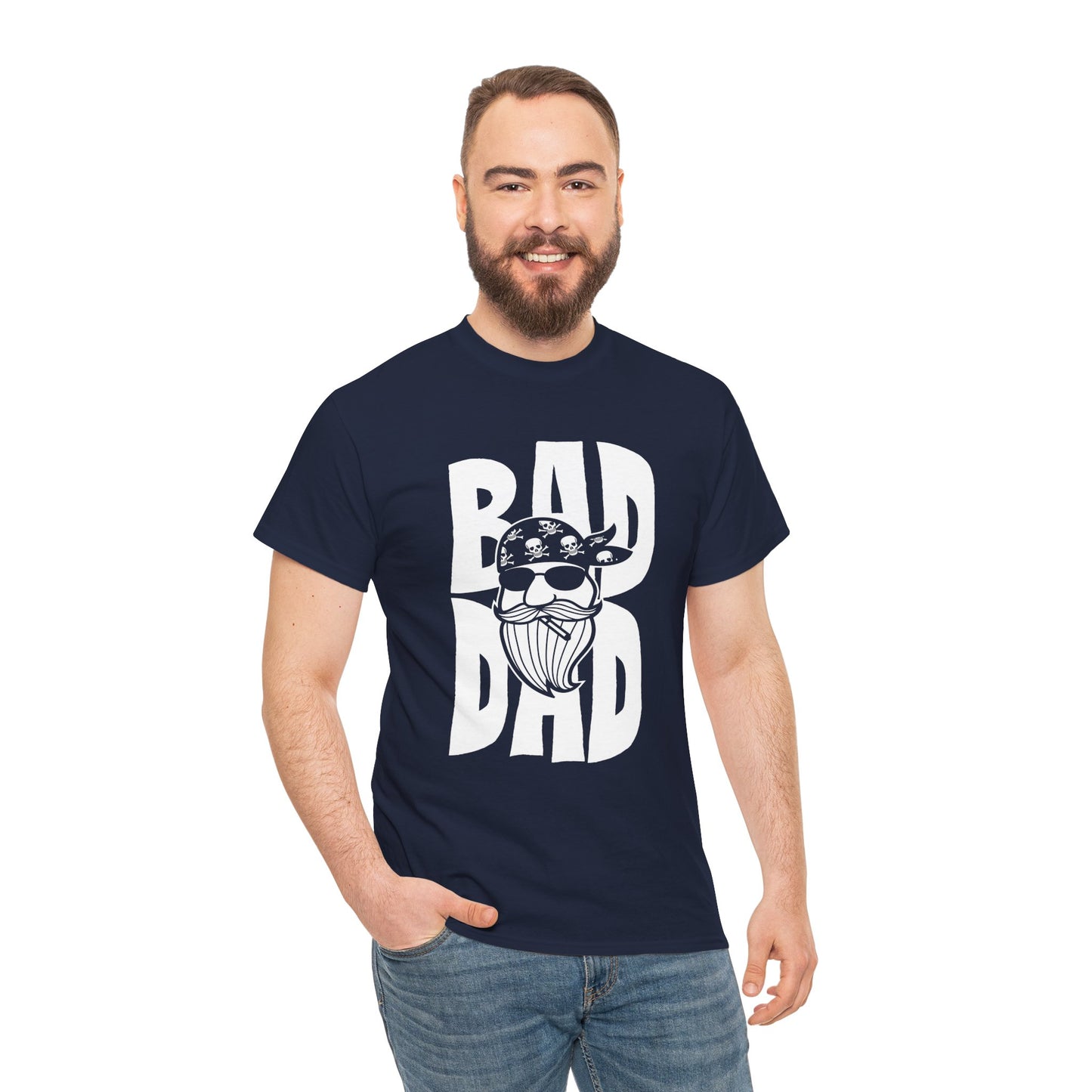 Bad Dad Biker T-Shirt - Comfortable and Stylish for the Ultimate Biker Dad