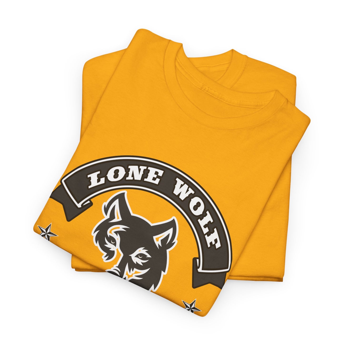 Lone Wolf Tee Shirt - Gildan® 5000 Heavy Cotton™, Classic Fit for the Independent Rider