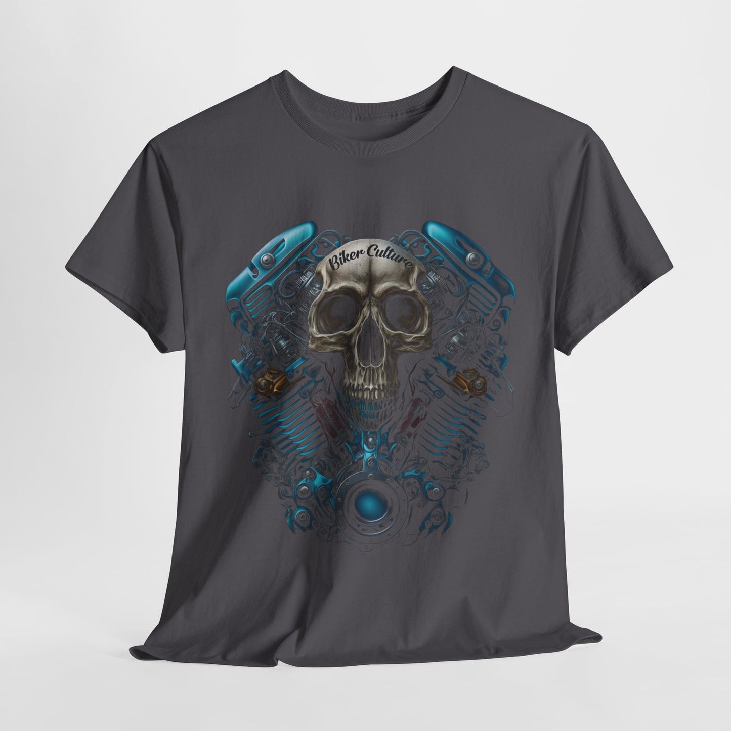 Biker Culture V-Twin Graphic Tee - Made with Midweight Fabric and Classic Fit