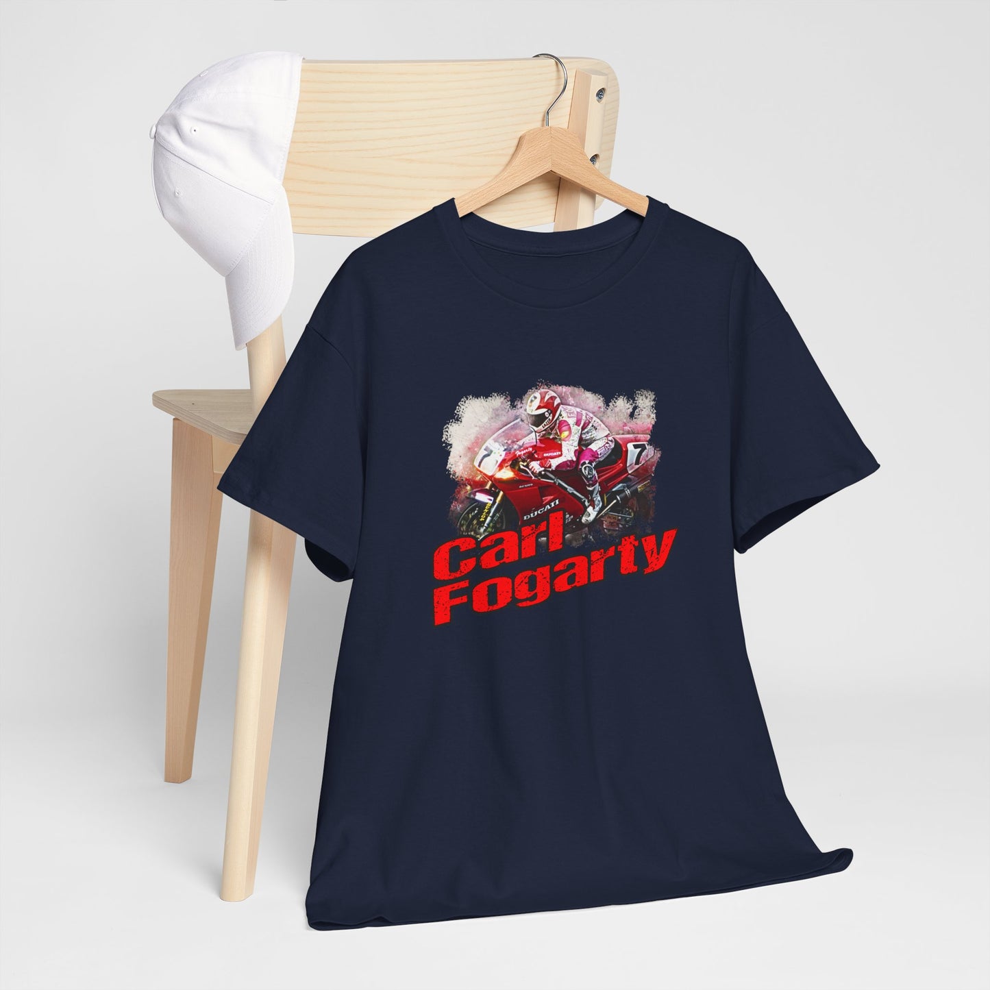 Heavy Cotton Carl Fogarty Motorcycle Legend Shirt