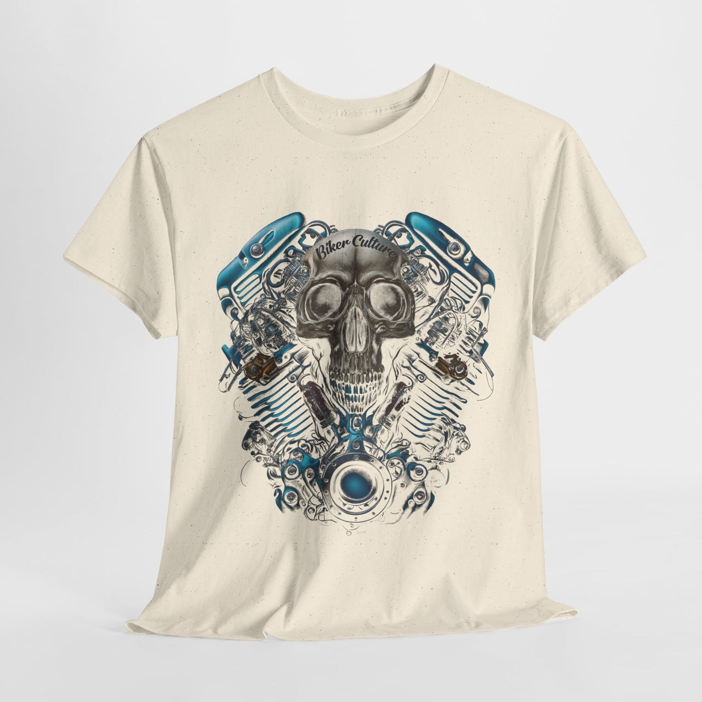 Biker Culture V-Twin Graphic Tee - Made with Midweight Fabric and Classic Fit