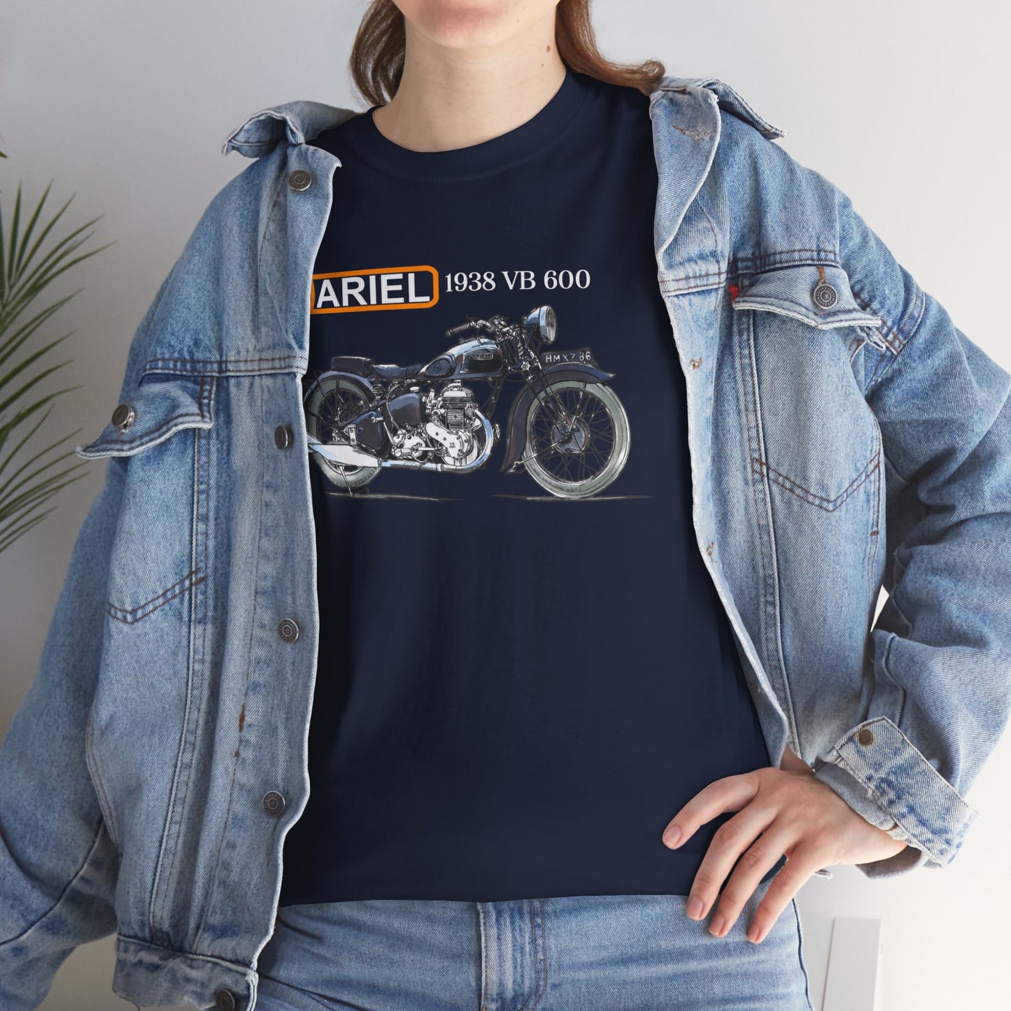 Ariel VB 1938 Vintage Motorcycle T-Shirt - Legendary Style for Riders