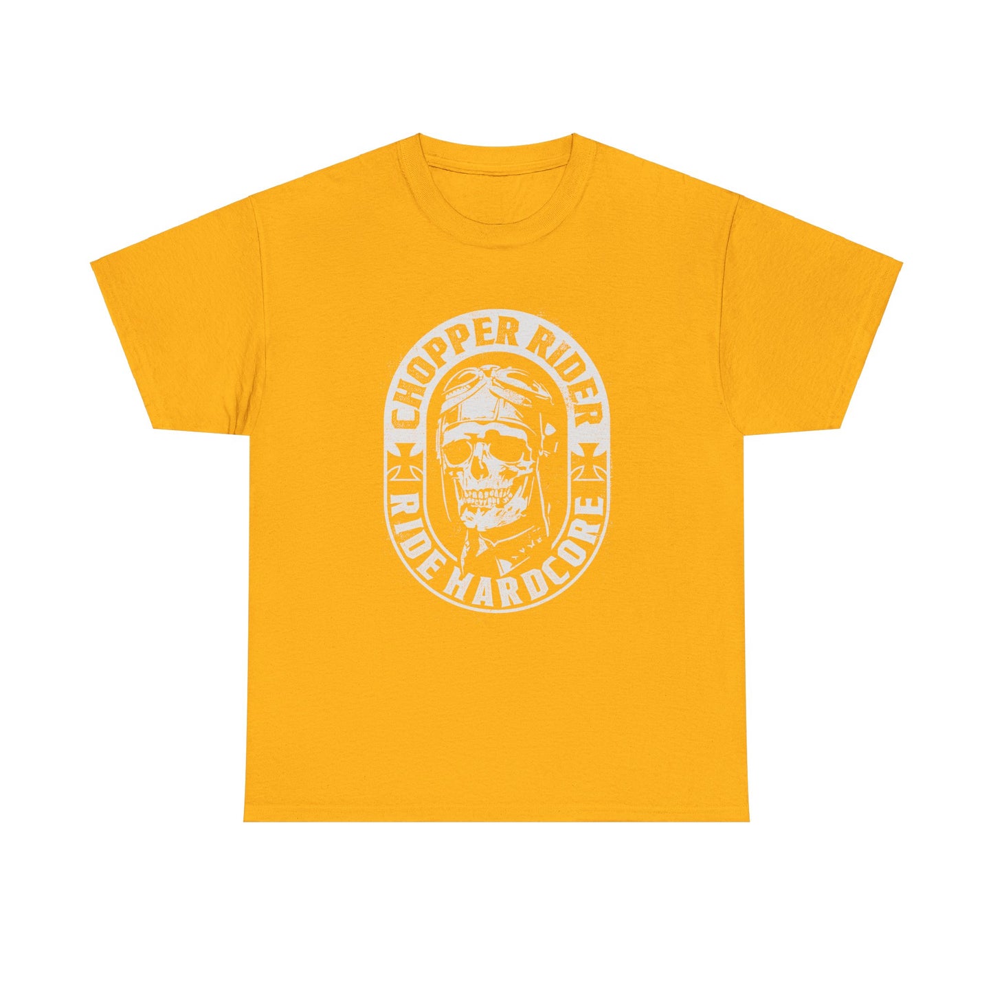 Chopper Rider Motorcycle Tee - Gildan® 5000 Heavy Cotton™, Durable Comfort for Every Ride