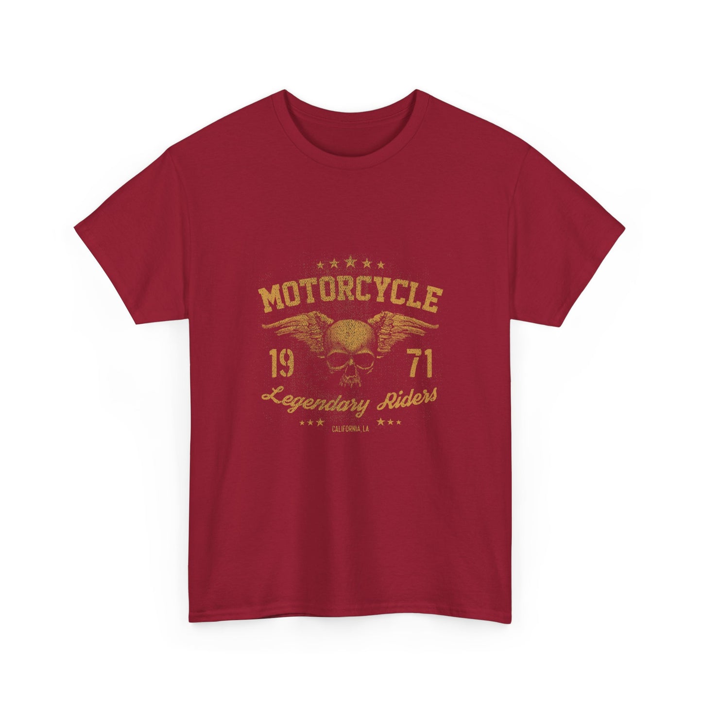 Classic Biker Vibes: Gildan® Heavy Cotton Motorcycle Legend 1971 Shirt