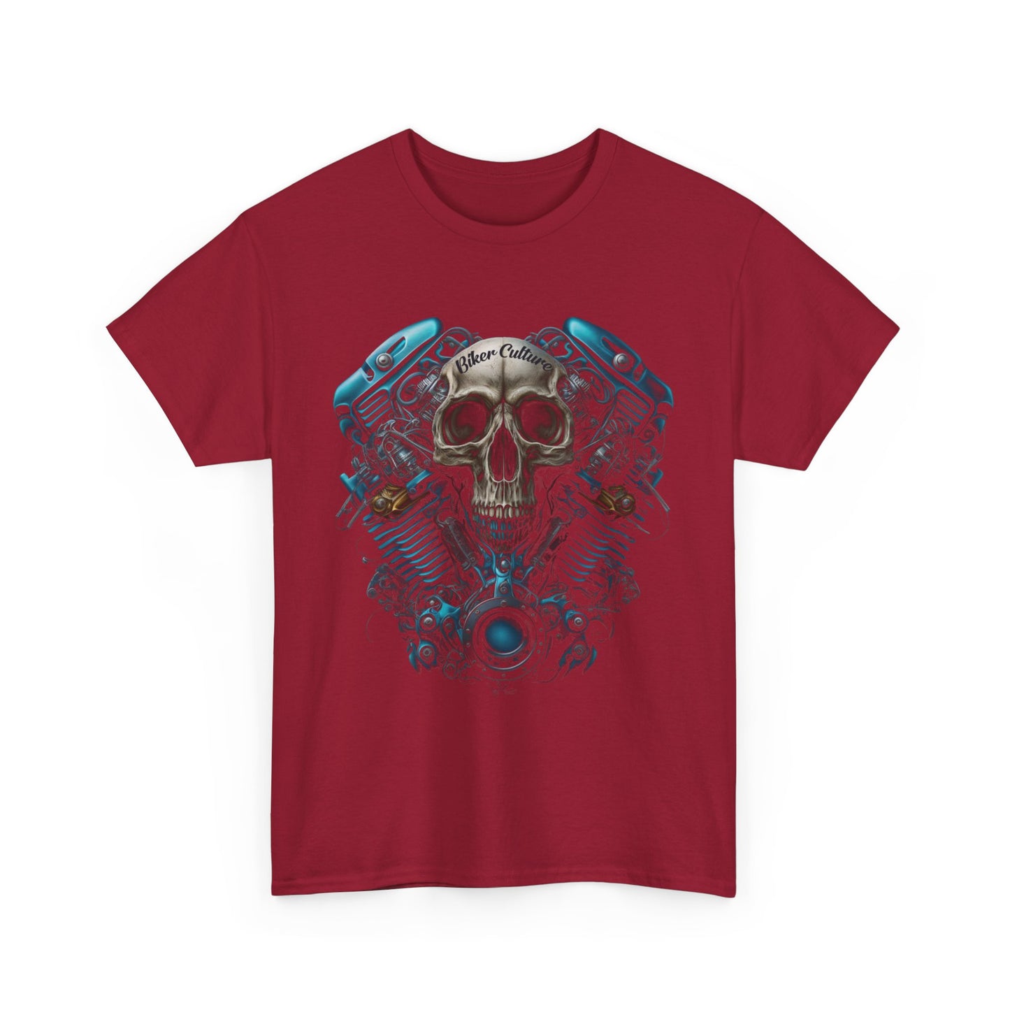 Biker Culture V-Twin Graphic Tee - Made with Midweight Fabric and Classic Fit