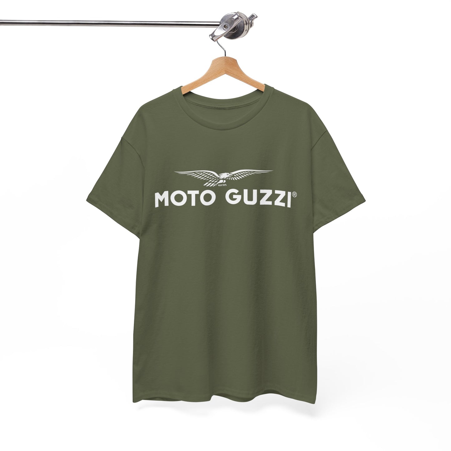 Moto Guzzi Heavy Cotton Logo Tee: Stylish, Durable, and Comfortable