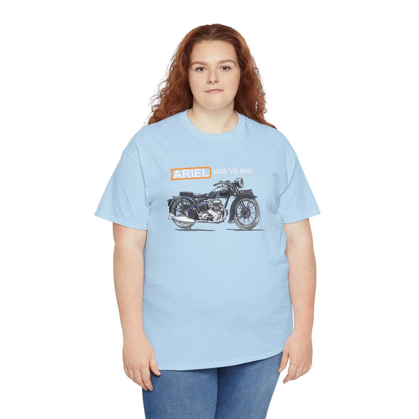 Ariel VB 1938 Vintage Motorcycle T-Shirt - Legendary Style for Riders