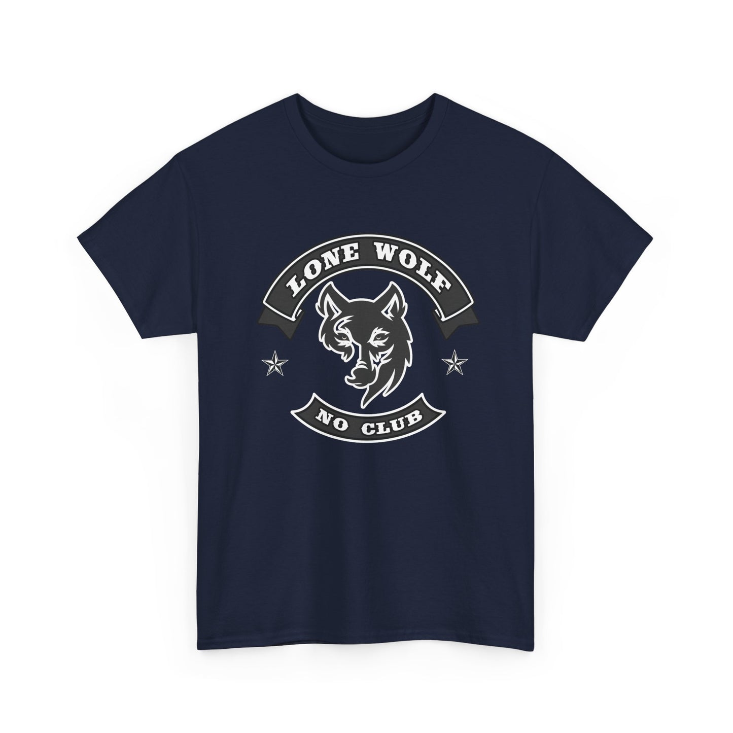 Lone Wolf Tee Shirt - Gildan® 5000 Heavy Cotton™, Classic Fit for the Independent Rider