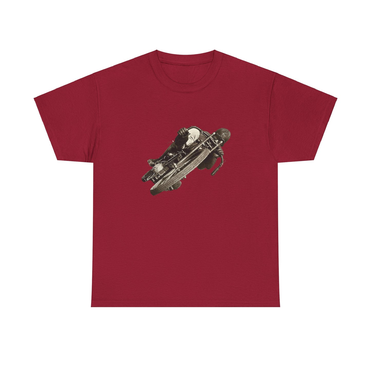 Stay Timeless with Leaning Hard Vintage Biker T-Shirt on Gildan 5000