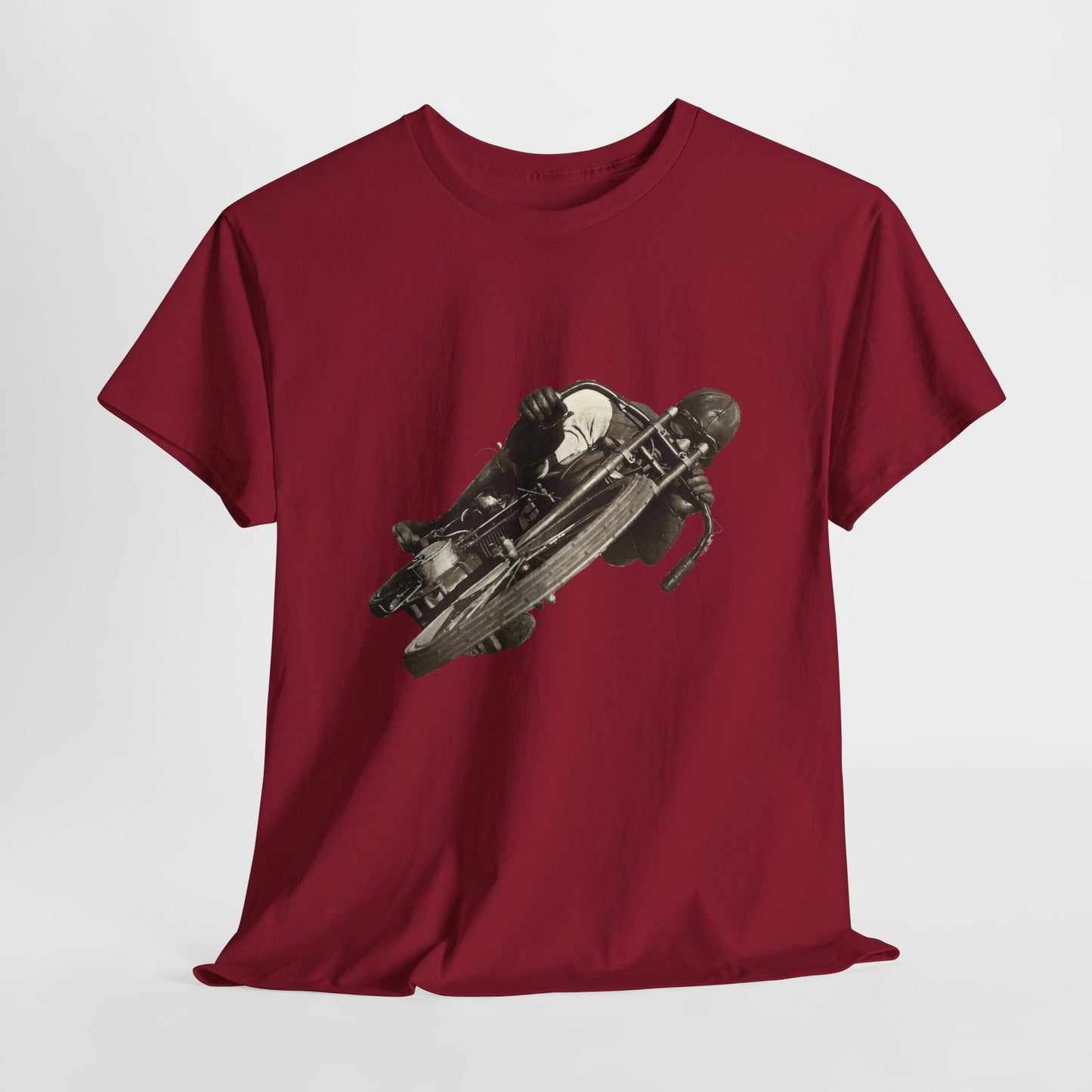Stay Timeless with Leaning Hard Vintage Biker T-Shirt on Gildan 5000