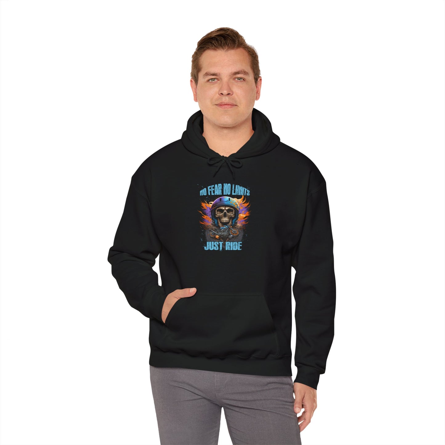 No Fear, No Limits, Just Ride Hoodie - Built for Comfort, Style, and Endless Adventure
