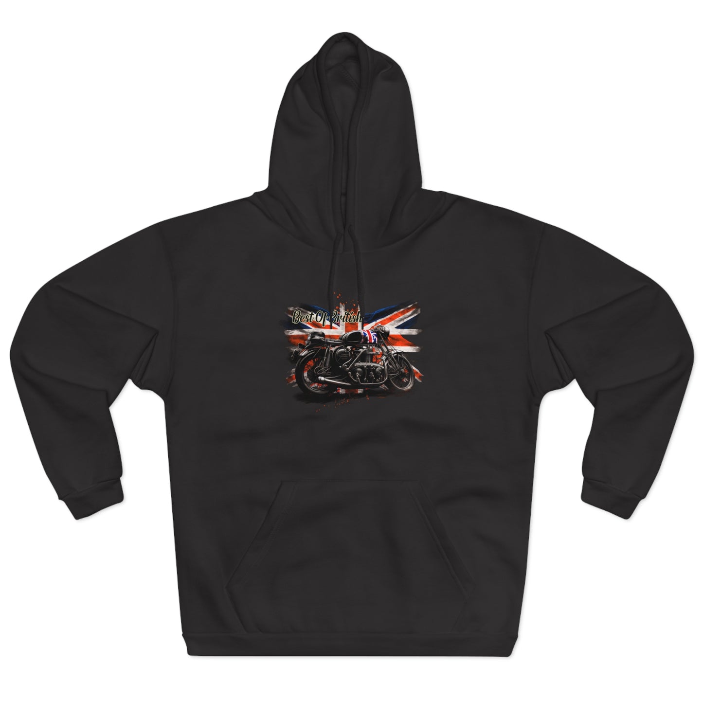 Classic Best Of British Biker Pullover Hoodie
