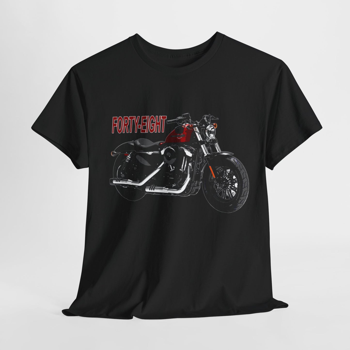 Harley Davidson 48 Unisex T-Shirt | Gildan® 5000 Heavy Cotton™ - Stylish & Comfortable, Great for Bikers of All Styles