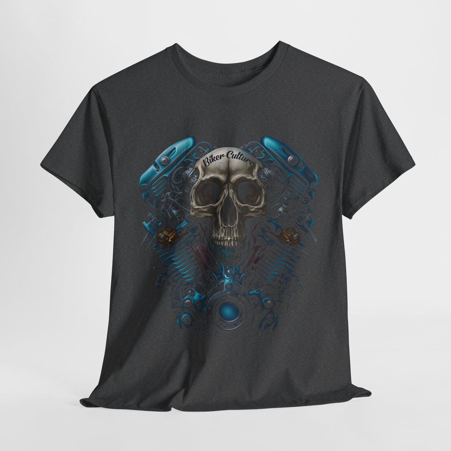 Biker Culture V-Twin Graphic Tee - Made with Midweight Fabric and Classic Fit