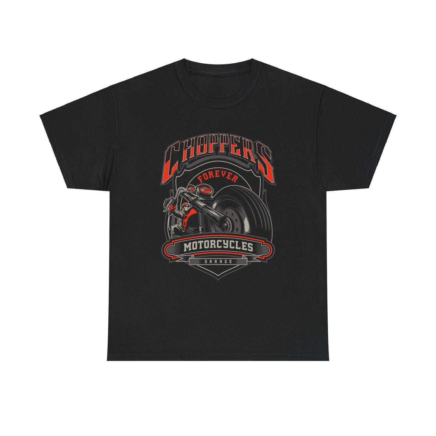 Choppers Forever Motorcycle T-Shirt - Quality Print, Classic Biker Fit