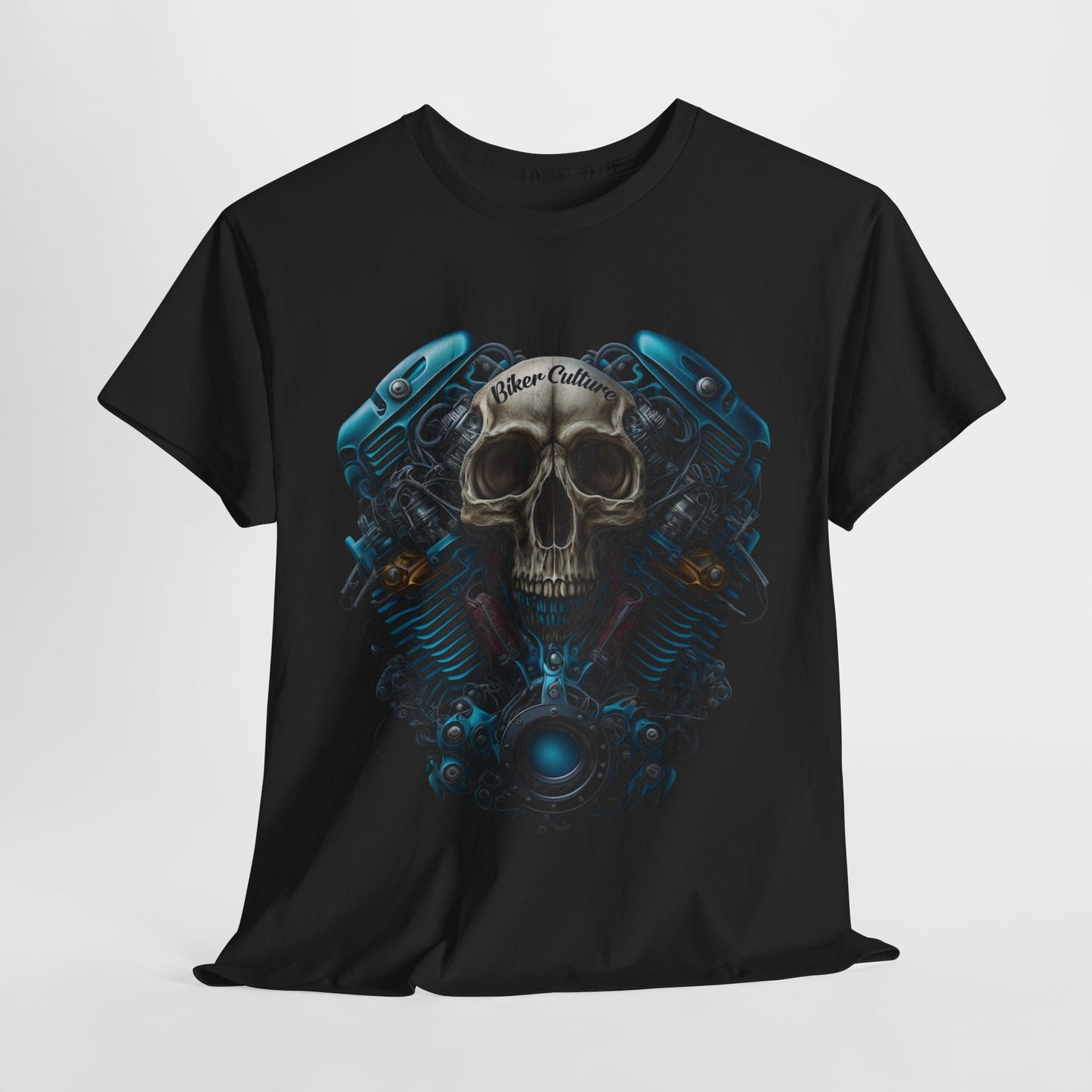 Biker Culture V-Twin Graphic Tee - Made with Midweight Fabric and Classic Fit