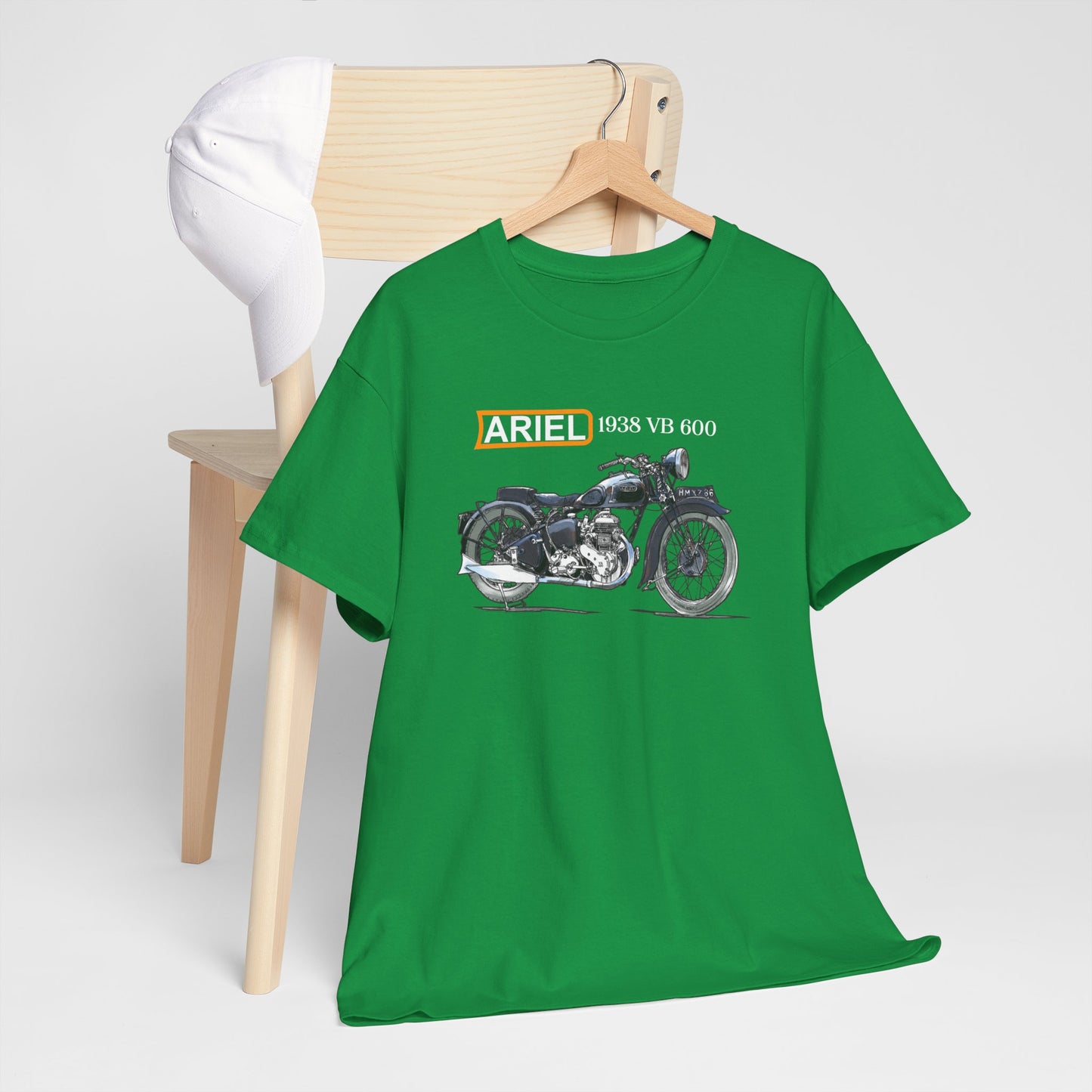 Ariel VB 1938 Vintage Motorcycle T-Shirt - Legendary Style for Riders