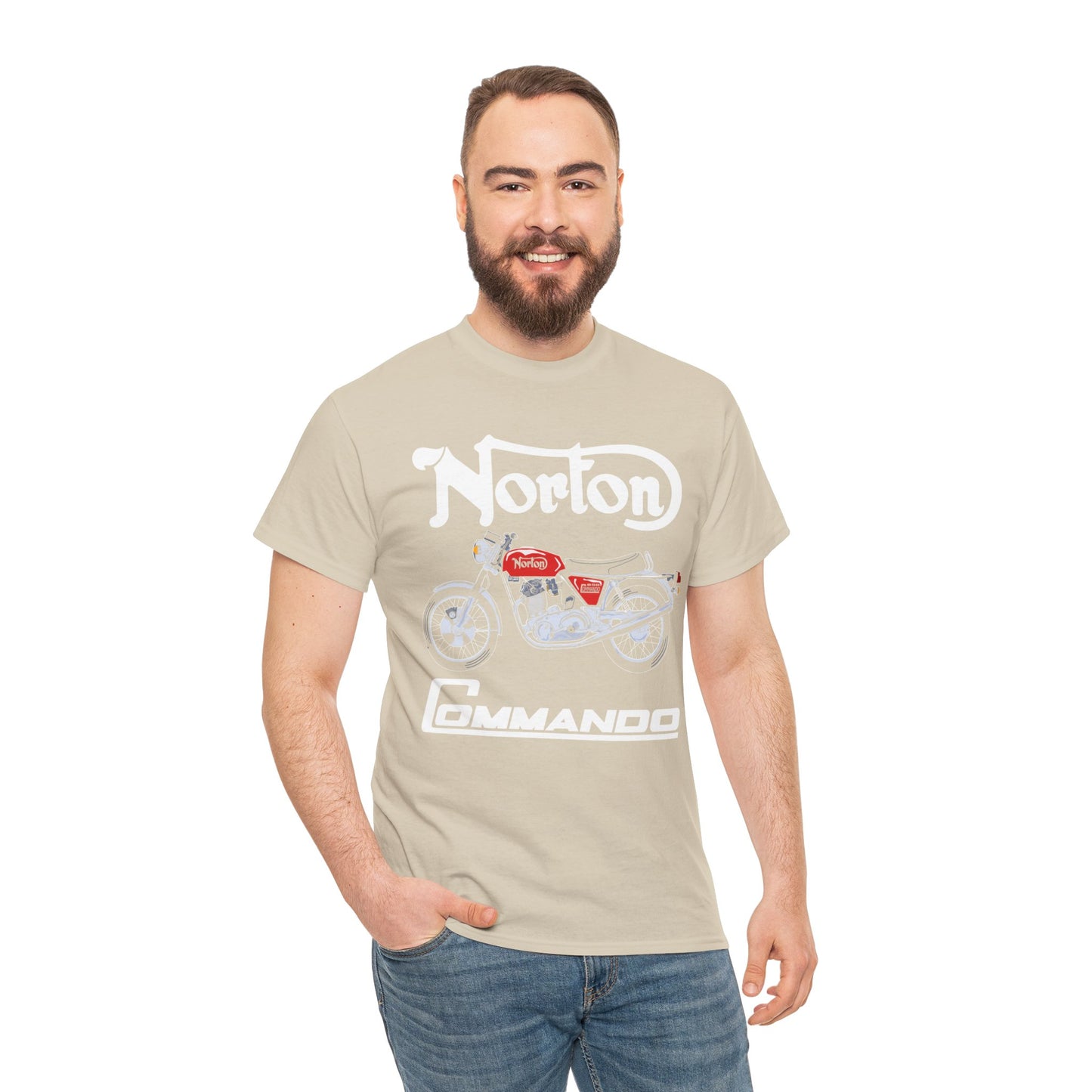 Norton Commando T-Shirt: Classic Fit with Gildan® 5000 Heavy Cotton™