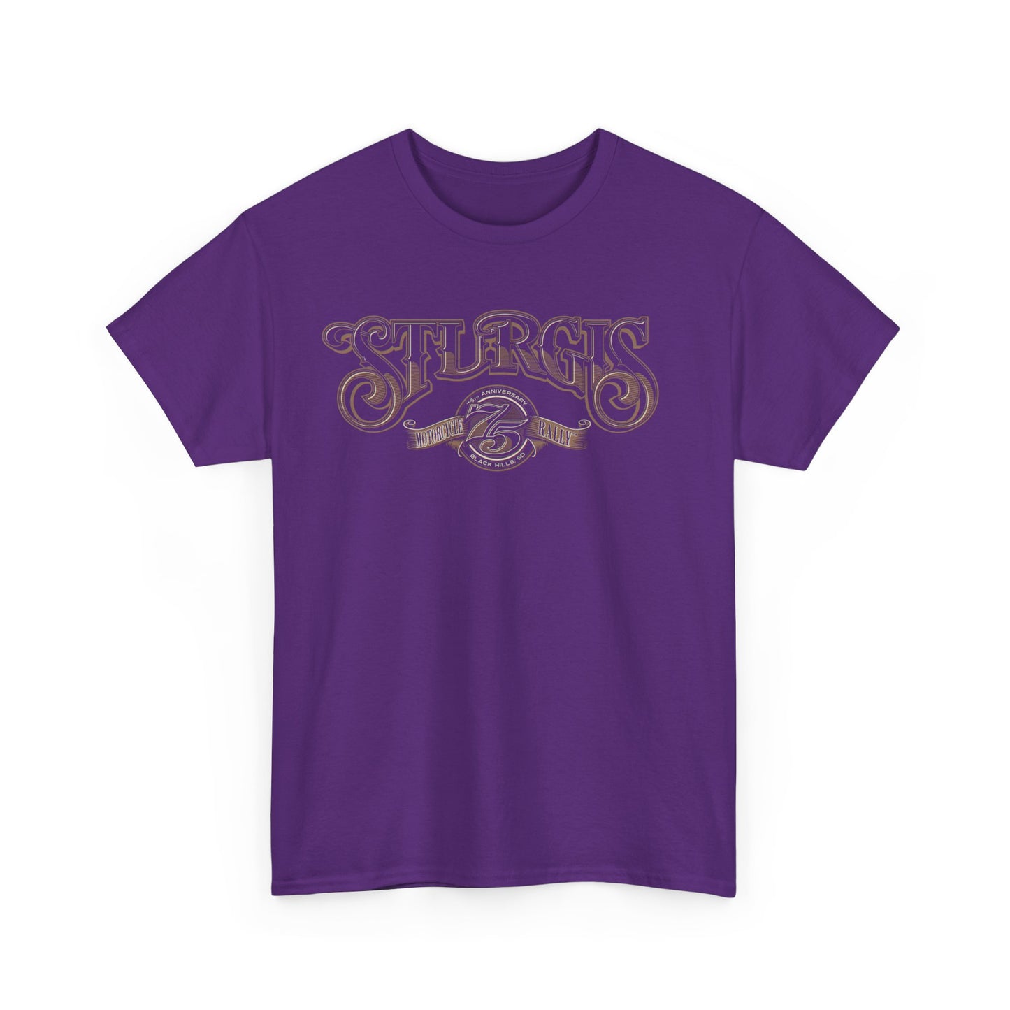 Sturgis 75th Tee - Gildan® 5000 Heavy Cotton™, Classic Midweight Fabric