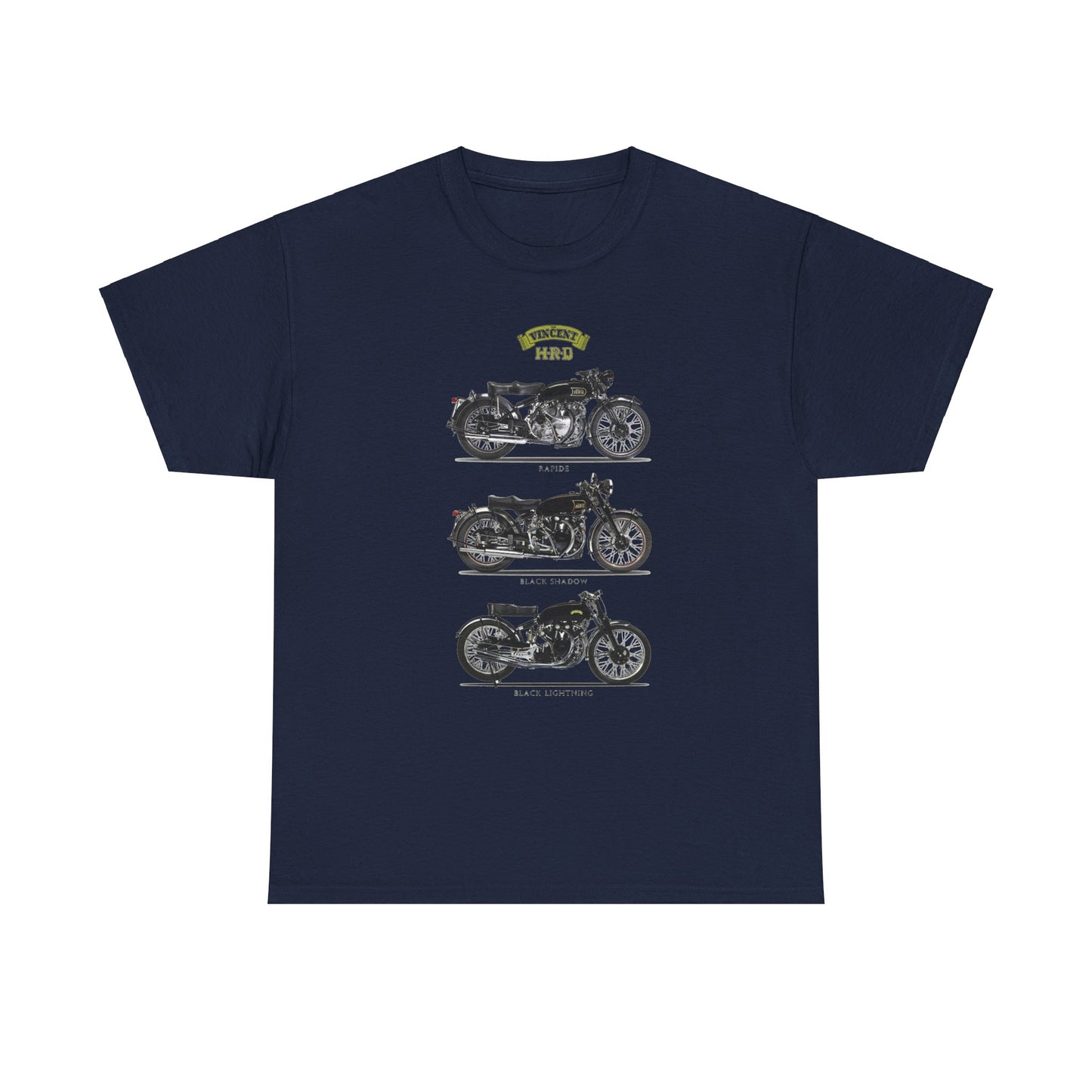 Elevate Your Style with Vincent HRD Vintage Poster Tee with Gildan® 5000's Classic Fit