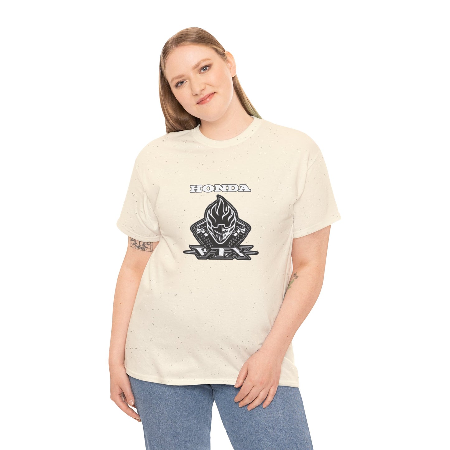 Honda VTX Logo Tee in Rib Collar Gildan® 5000 Fit