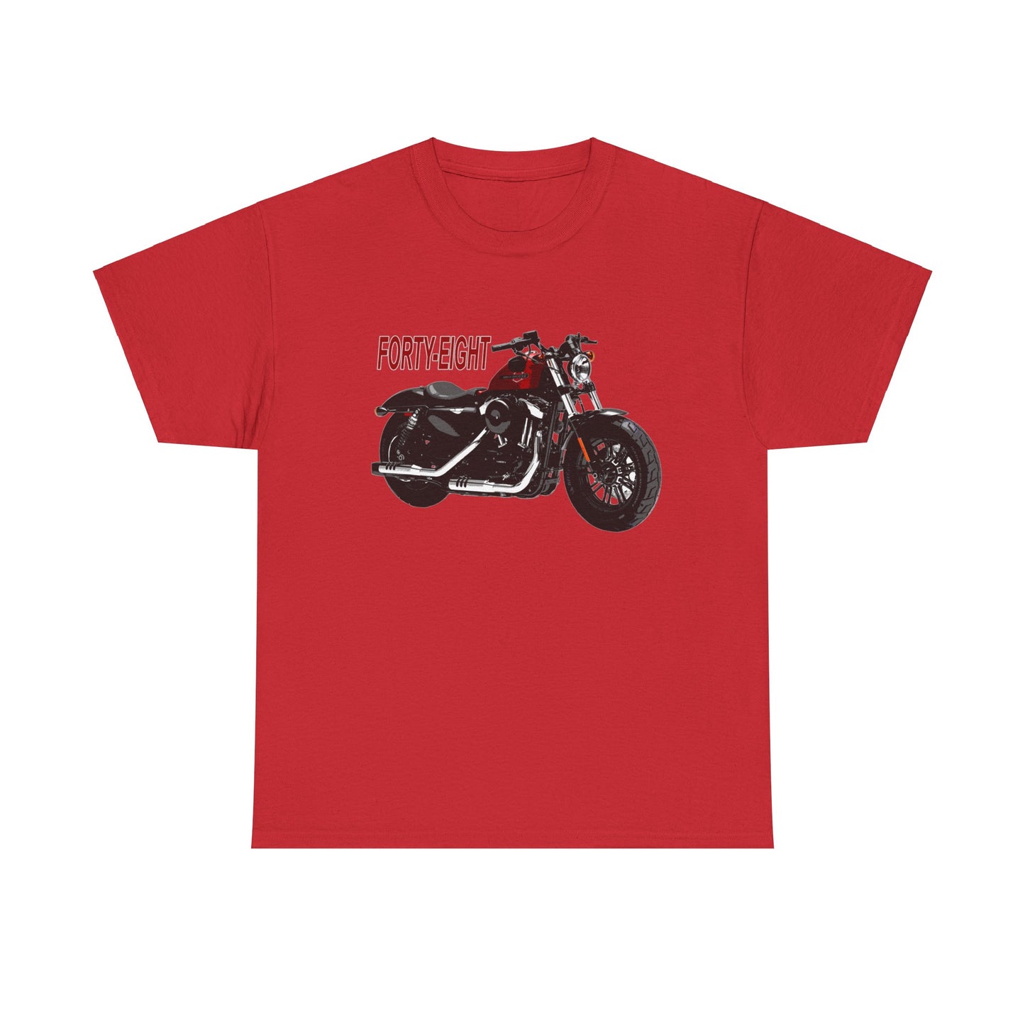 Harley Davidson 48 Unisex T-Shirt | Gildan® 5000 Heavy Cotton™ - Stylish & Comfortable, Great for Bikers of All Styles