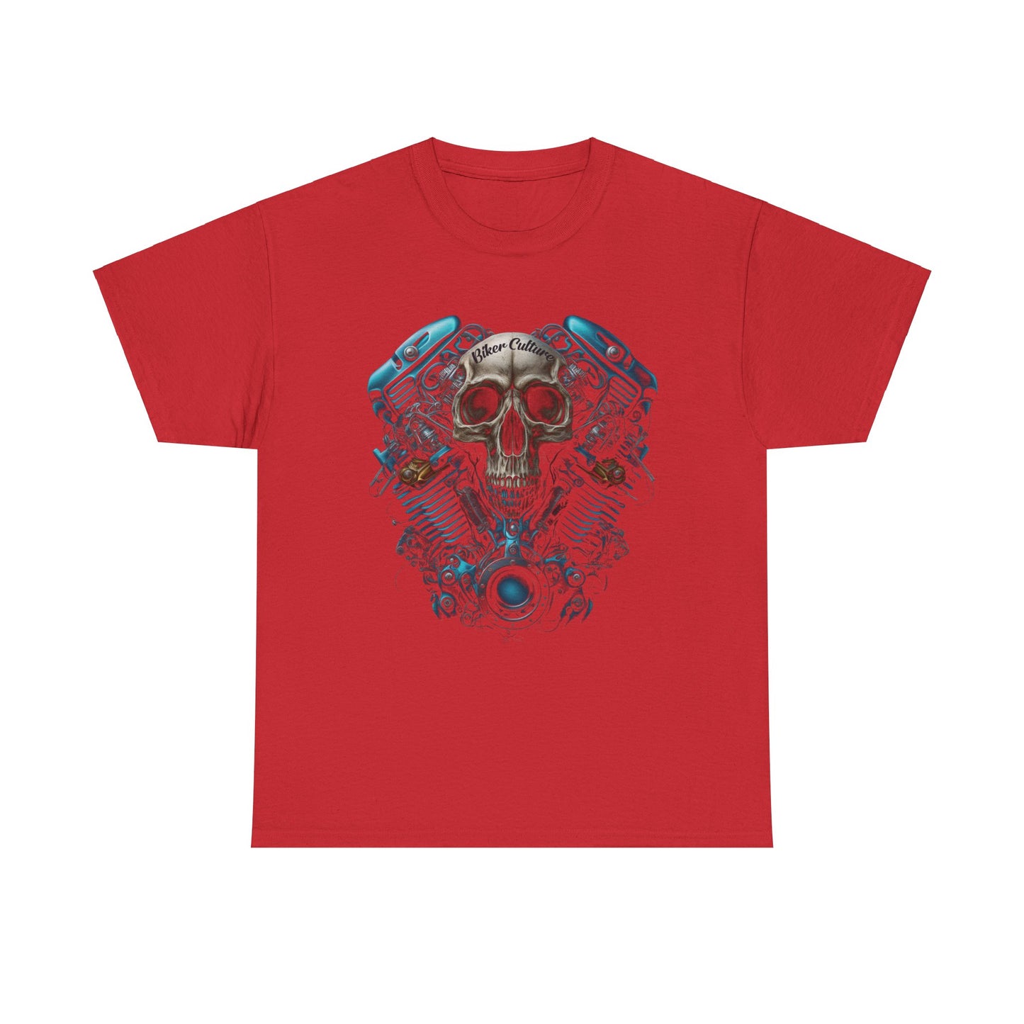 Biker Culture V-Twin Graphic Tee - Made with Midweight Fabric and Classic Fit