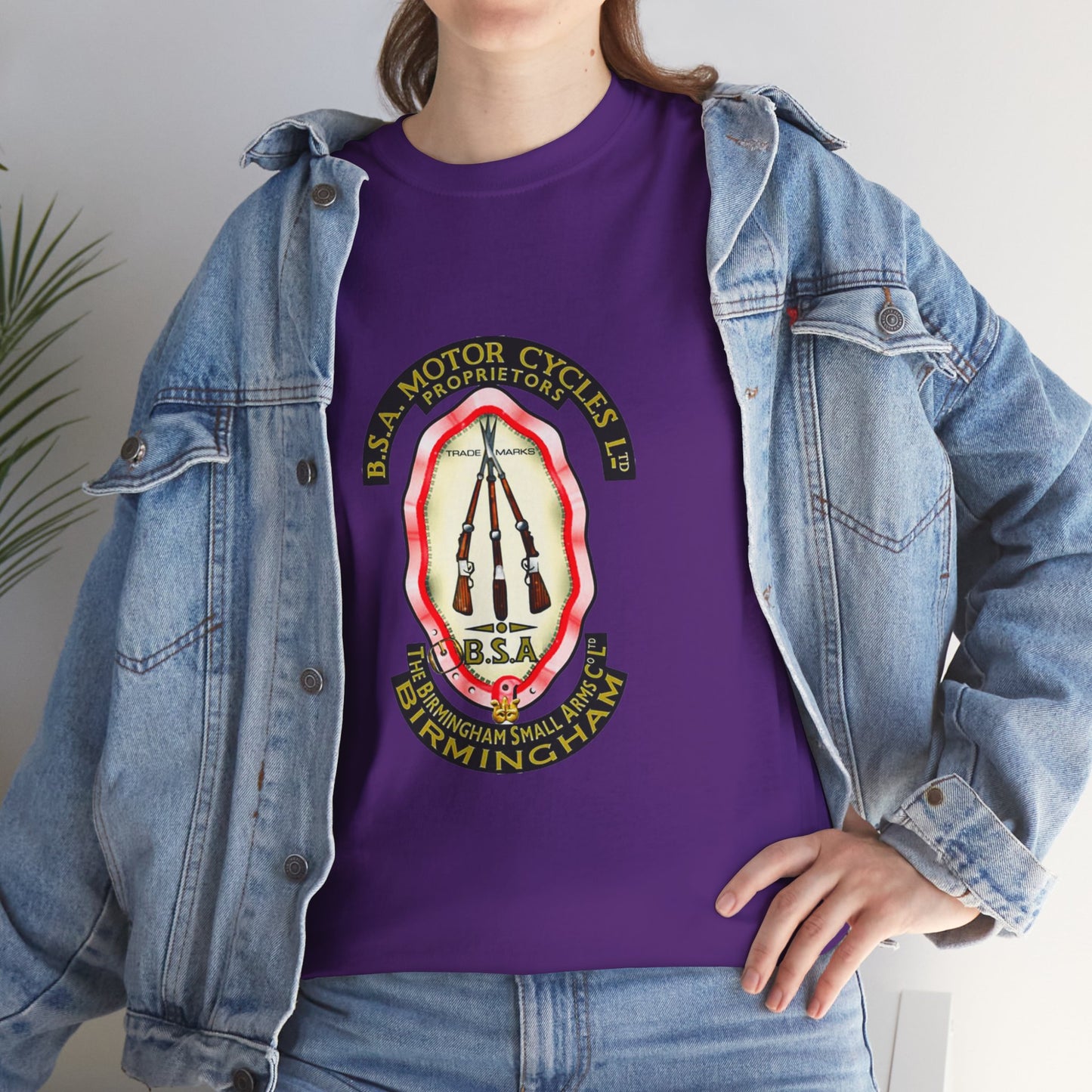 Sporting BSA Rifles T-Shirt - Elegant Design for Outdoor Enthusiasts