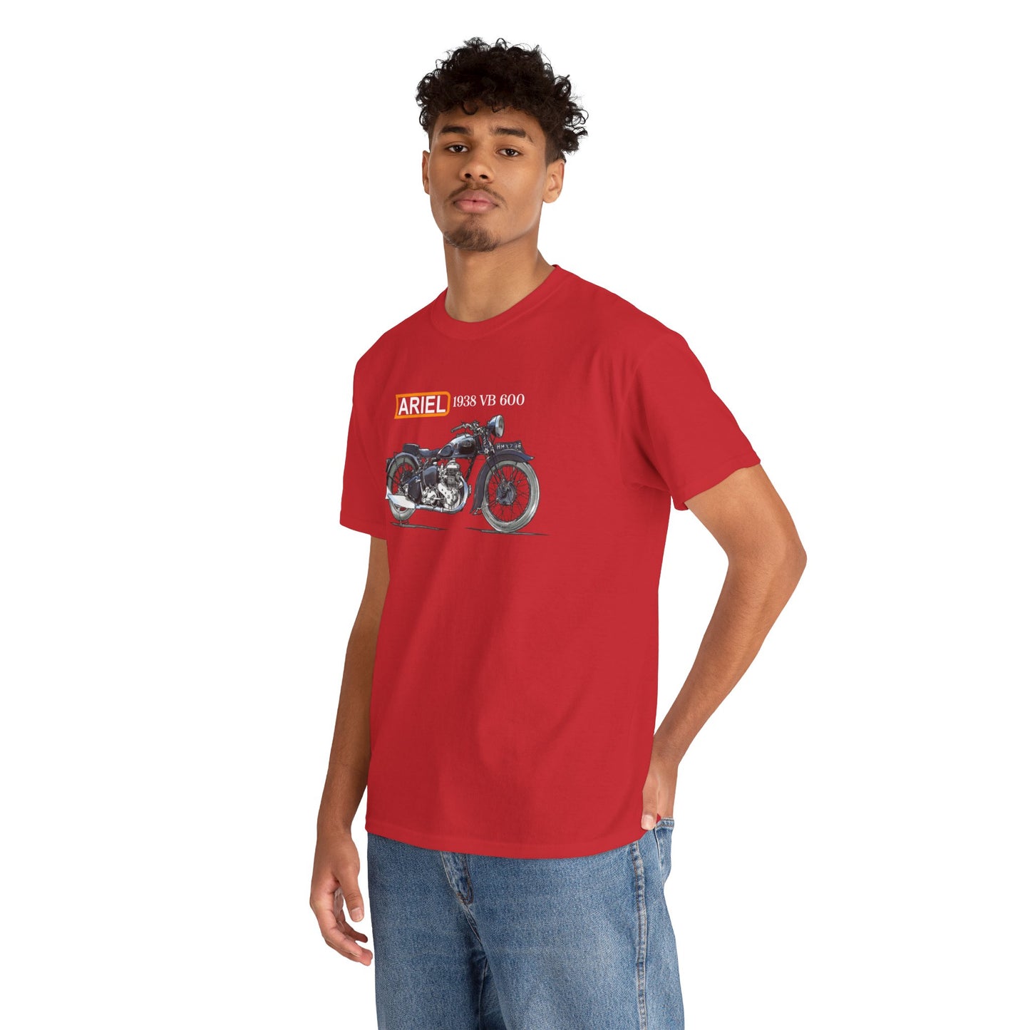 Ariel VB 1938 Vintage Motorcycle T-Shirt - Legendary Style for Riders